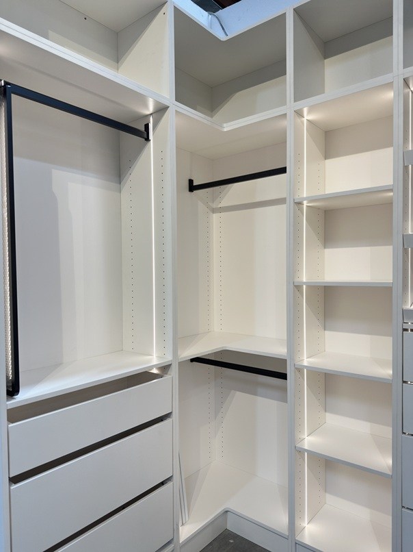 Satin White Closet Storage